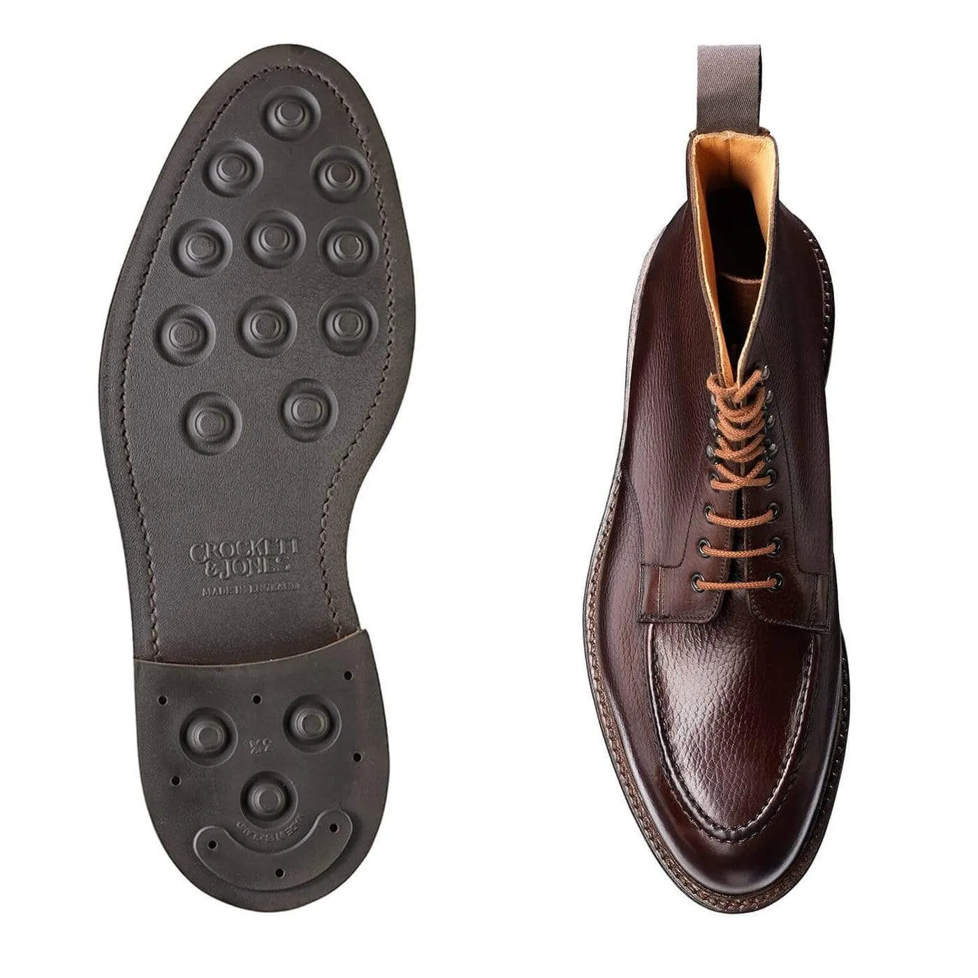 Crockett & Jones Galway 2 Dark Brown Country Calf Grain