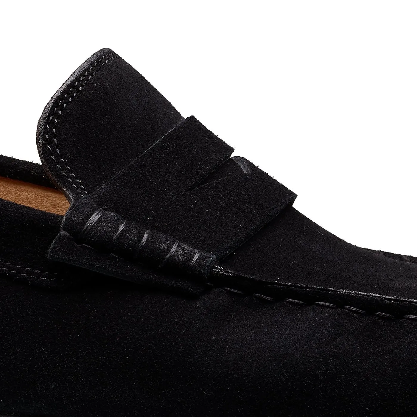 Crockett & Jones Genoa Black Calf Suede