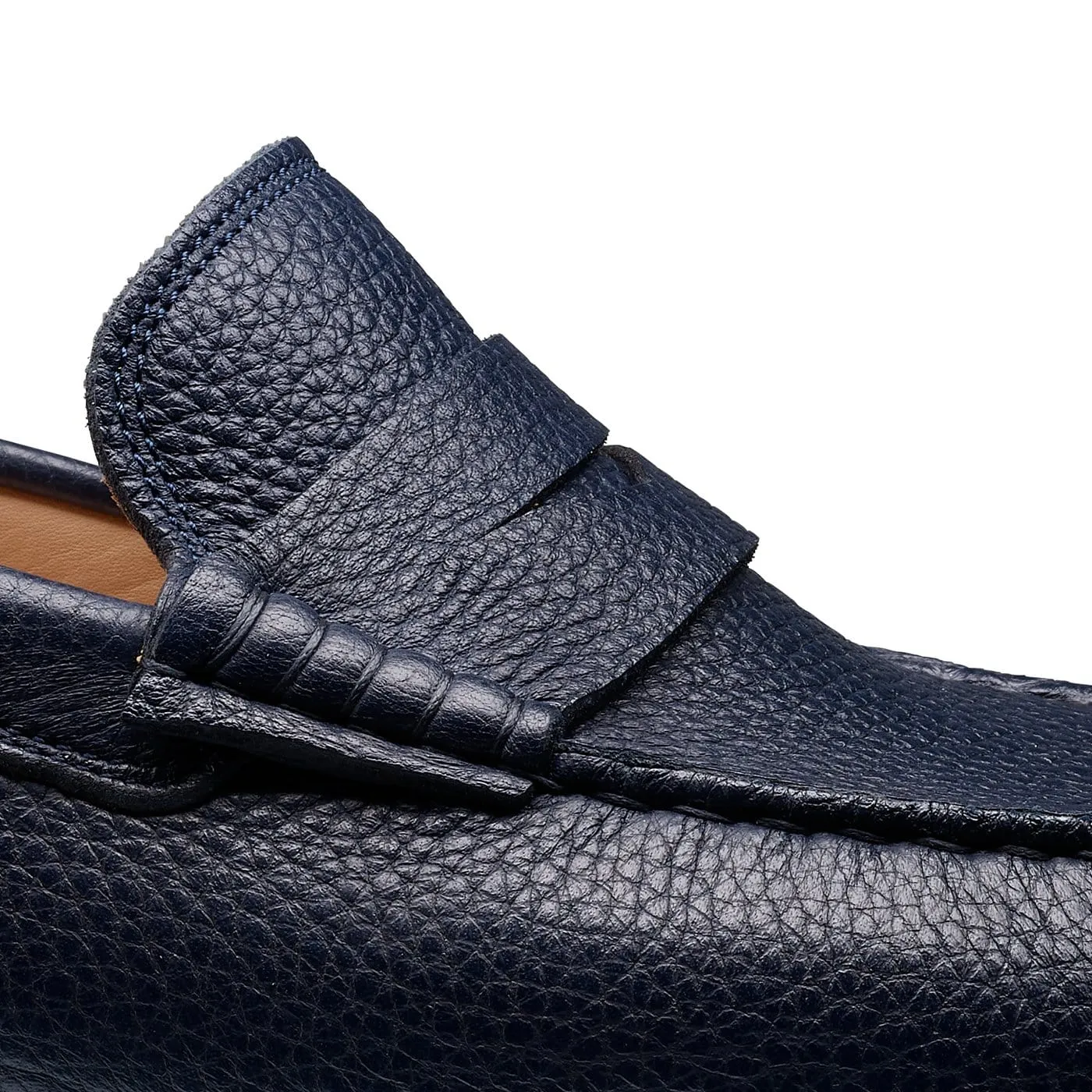 Crockett & Jones Genoa Navy Grain