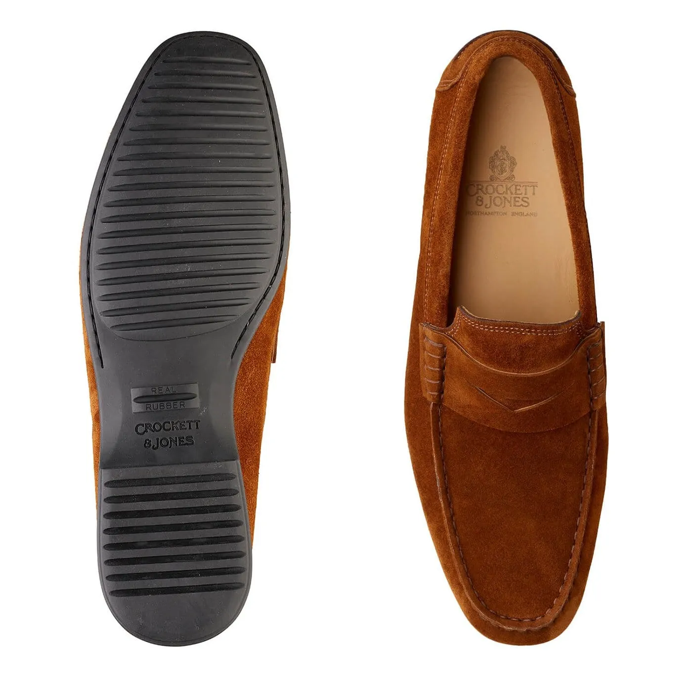 Crockett & Jones Genoa Polo Brown Suede