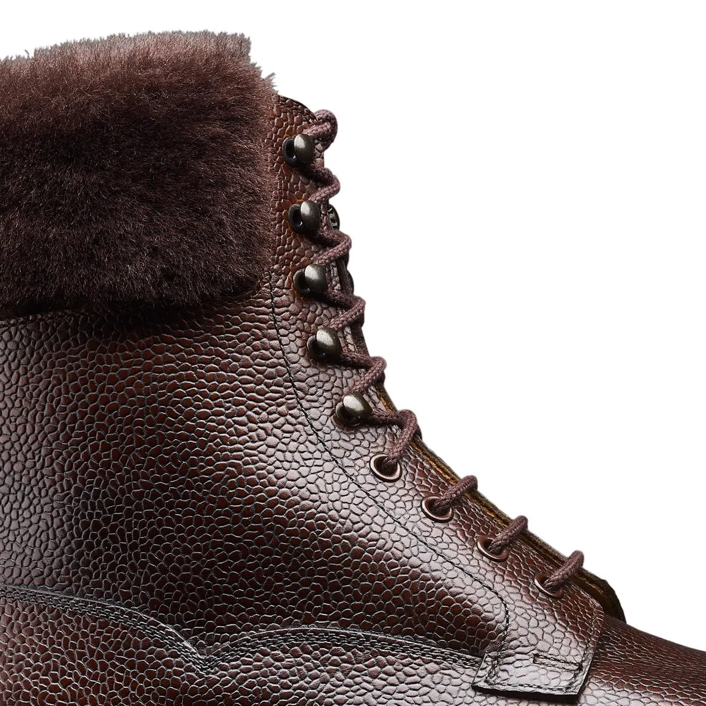 Crockett & Jones Glencoe Dark Brown Scotch Grain