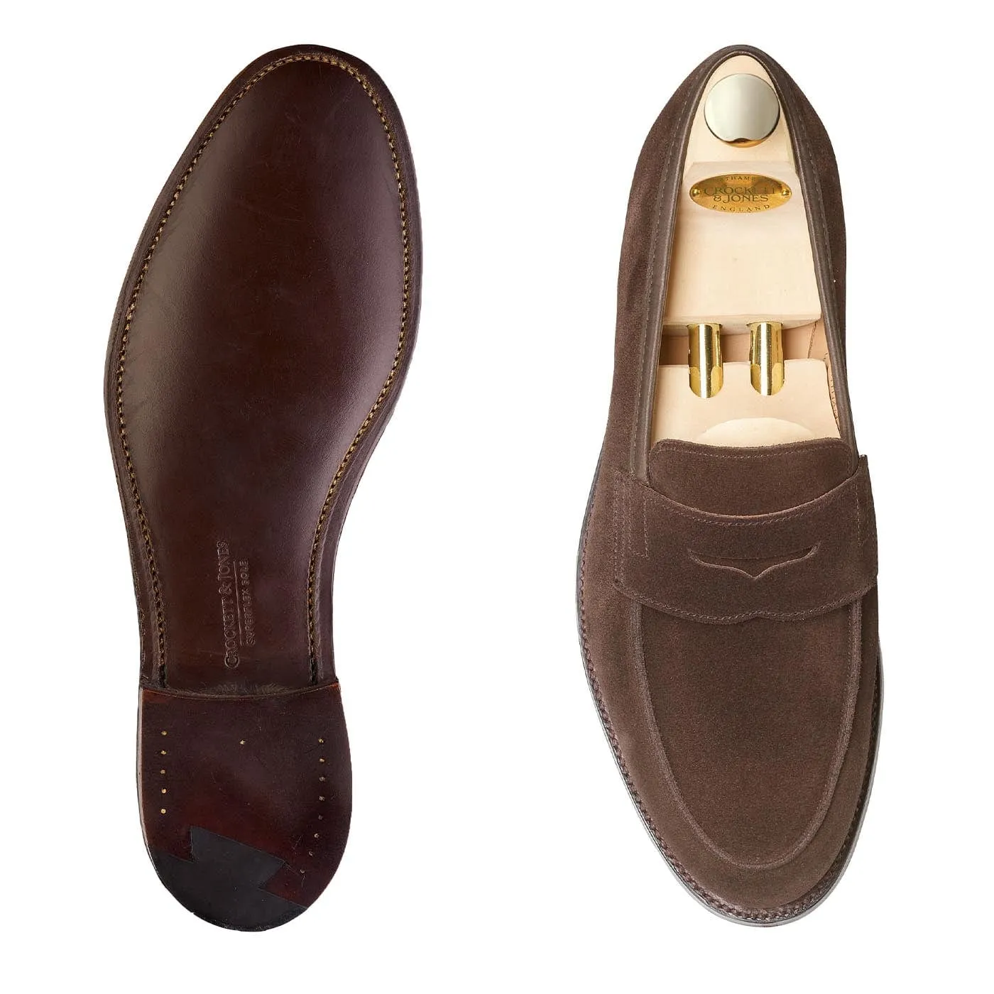 Crockett & Jones Grantham 2 Dark Oak Suede
