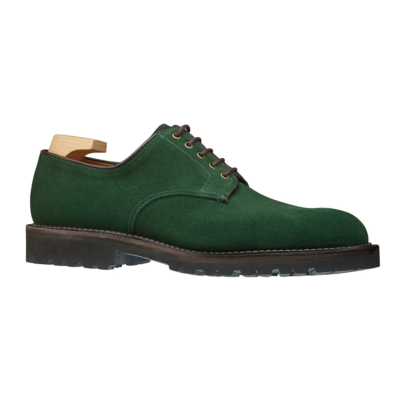 Crockett & Jones Grasmere Bottle Green Suede