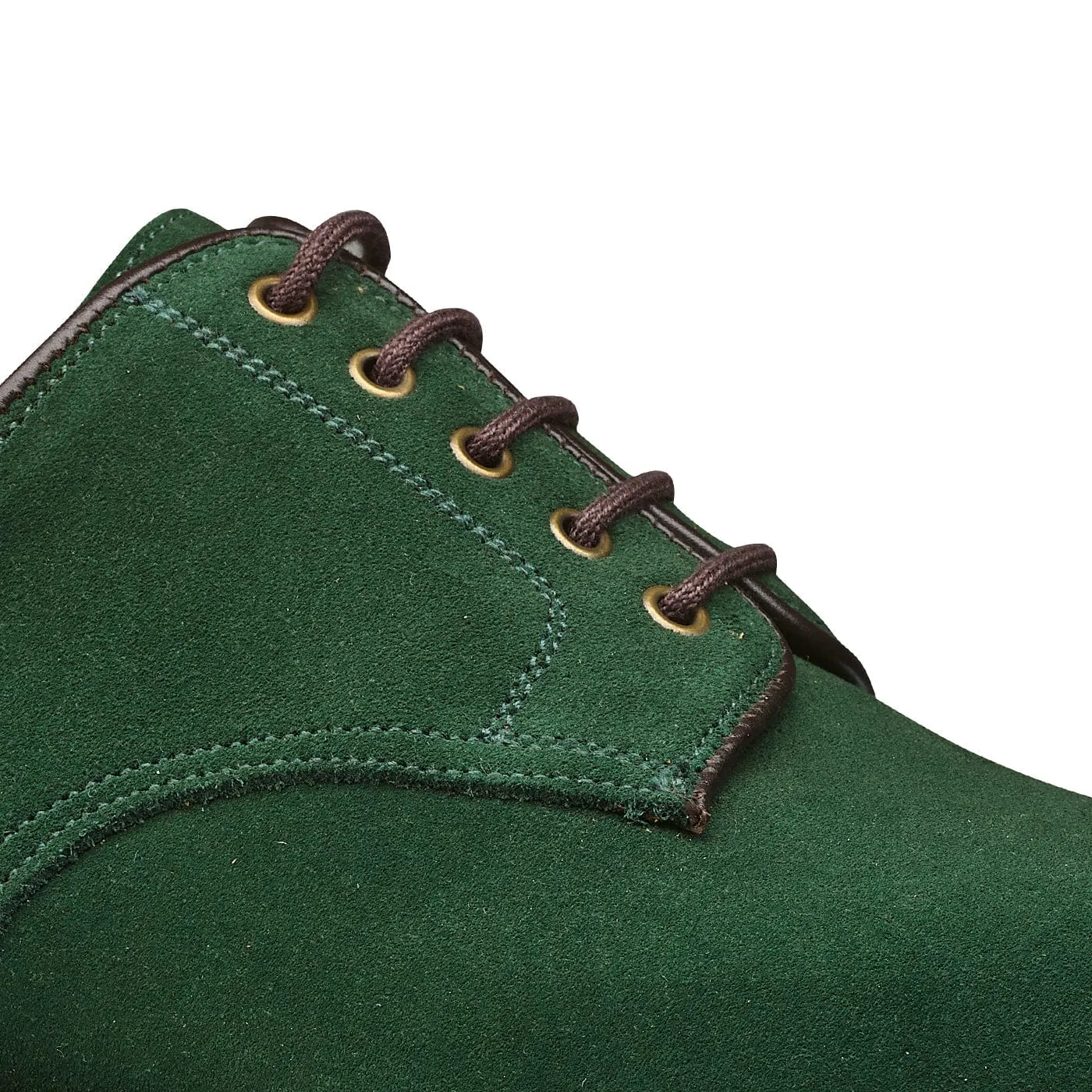 Crockett & Jones Grasmere Bottle Green Suede