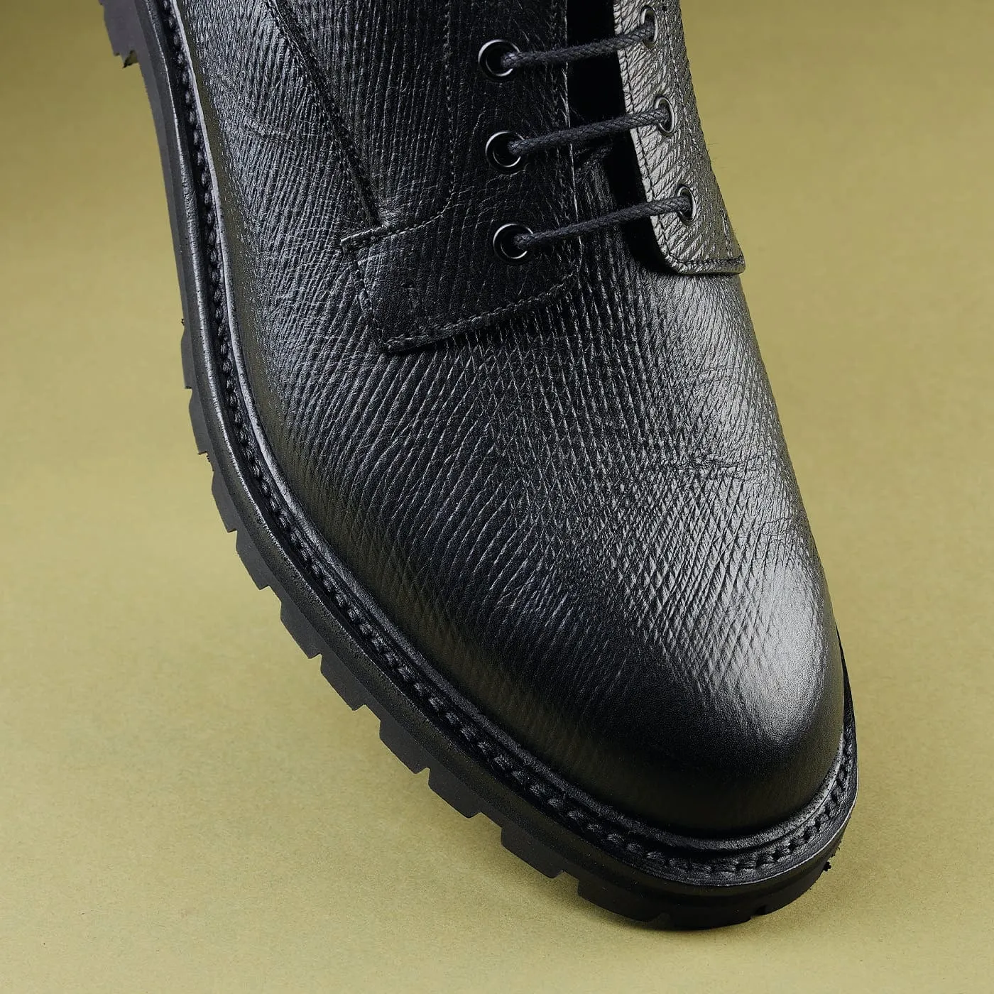 Crockett & Jones Grizedale Black Russian Grain