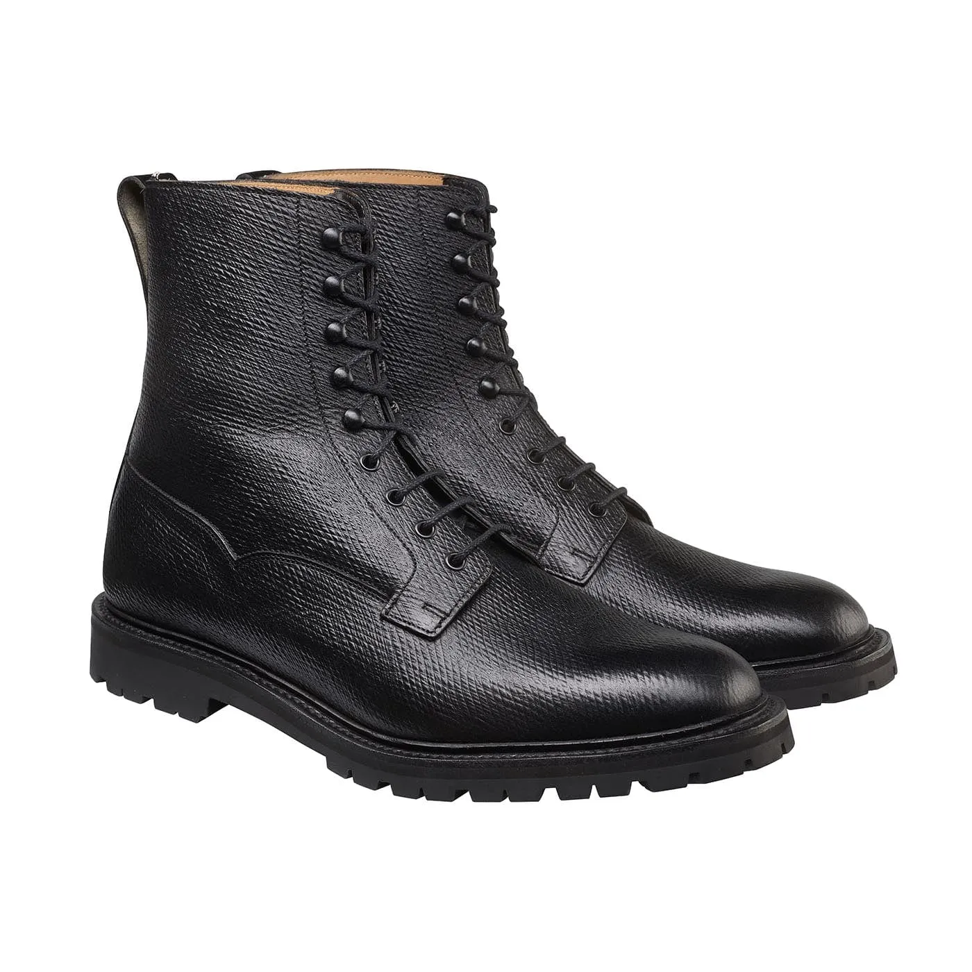 Crockett & Jones Grizedale Black Russian Grain