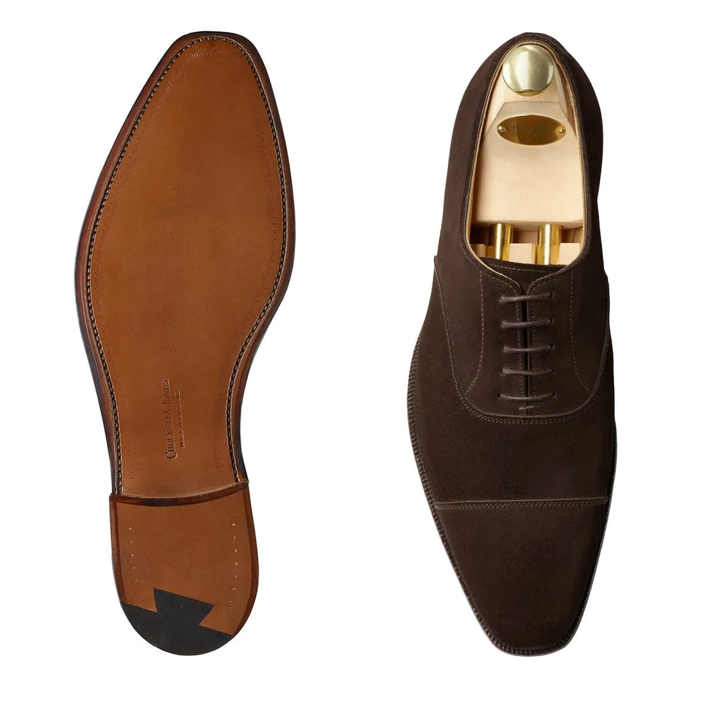 Crockett & Jones Hallam Espresso Calf Suede