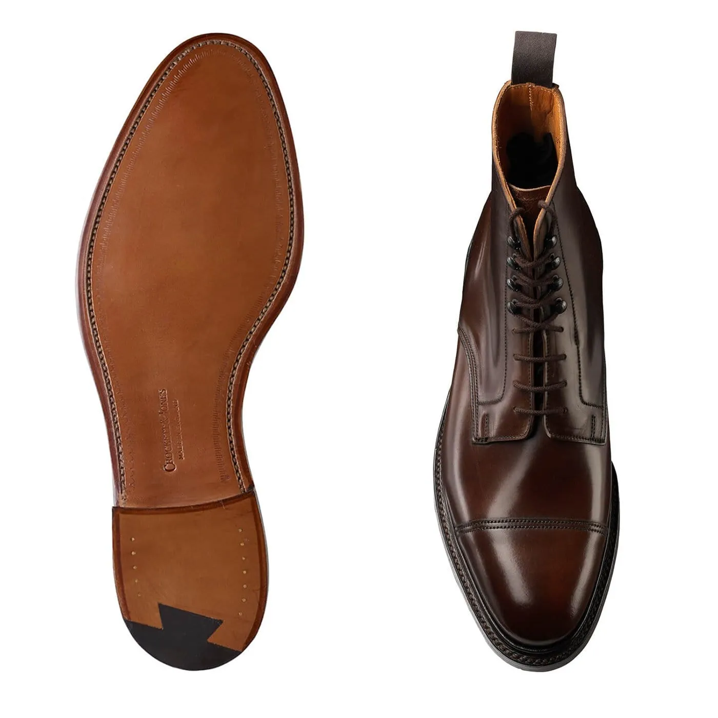 Crockett & Jones Harlech Dark Brown Cordovan