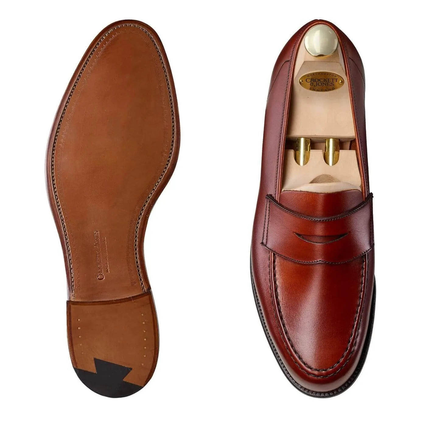 Crockett & Jones Harvard 2 Chestnut Burnished Calf