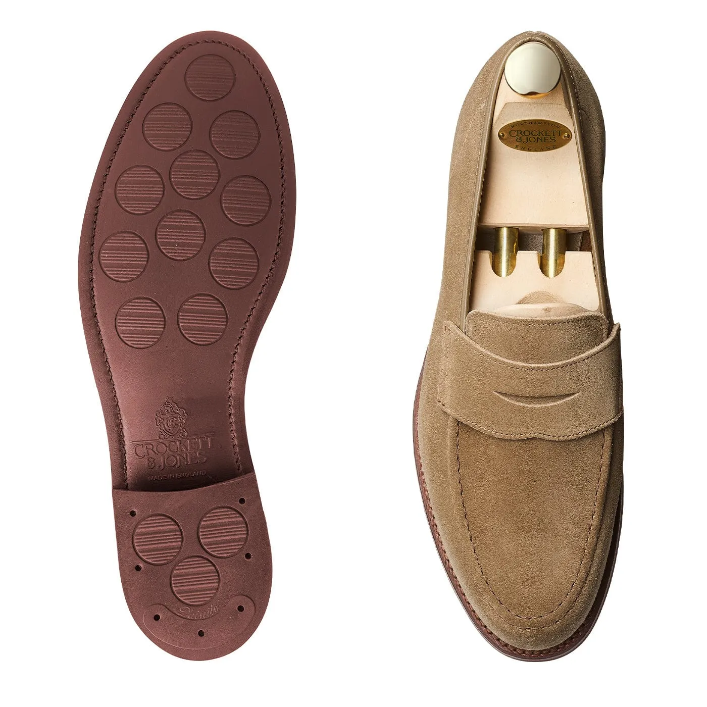 Crockett & Jones Harvard 2 Khaki Suede