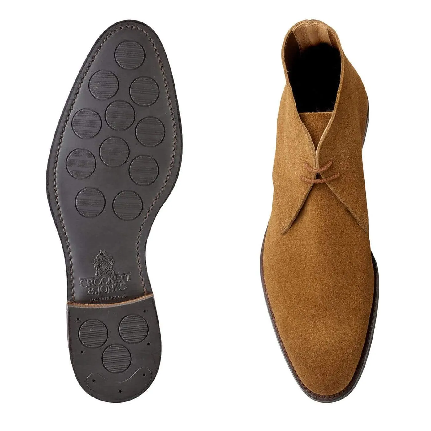 Crockett & Jones Hayle Camel Suede
