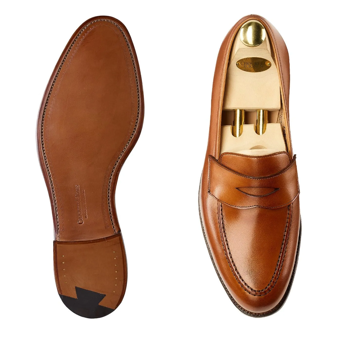 Crockett & Jones Henley 2 Tan Burnished Calf