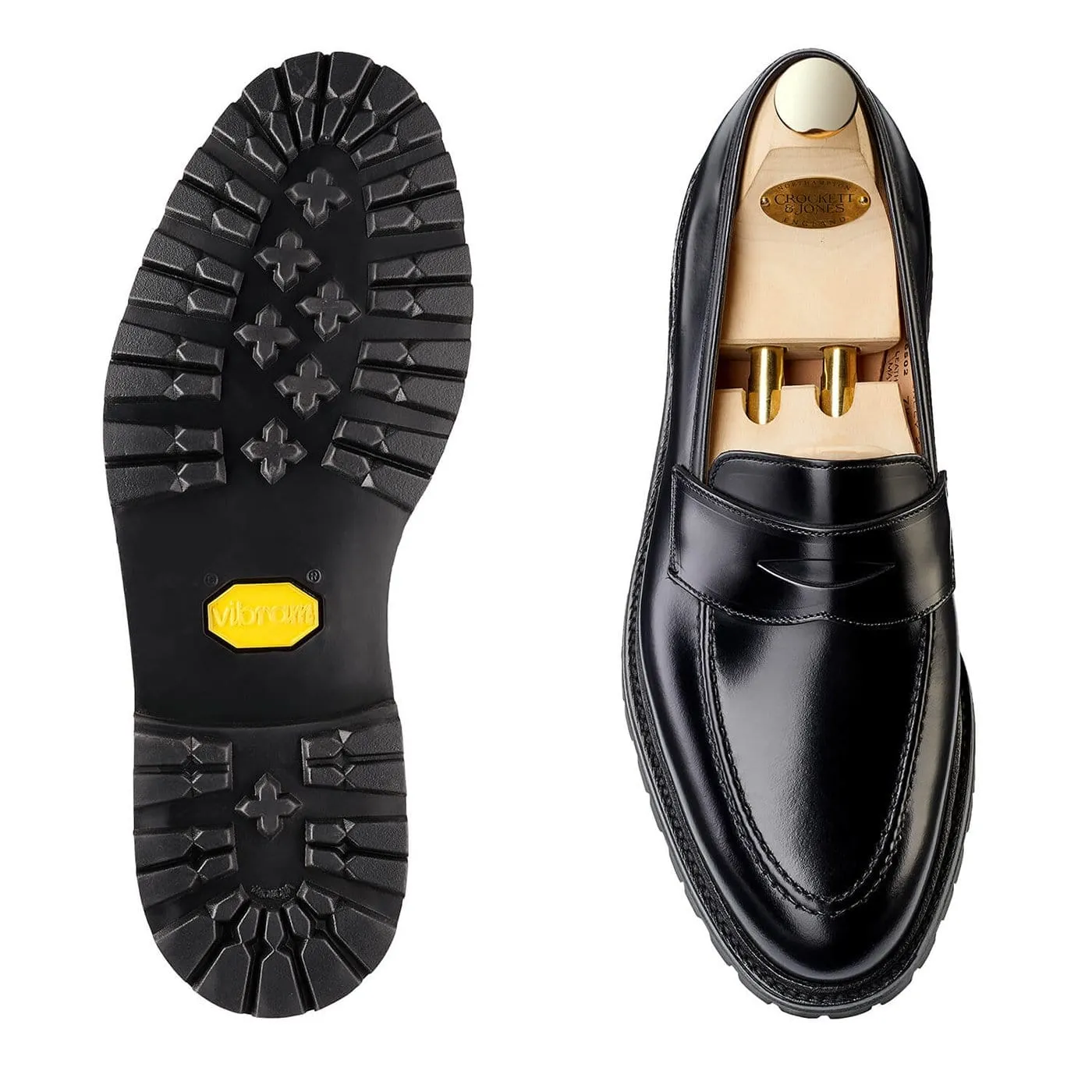 Crockett & Jones Henley 3 Black Cavalry Calf