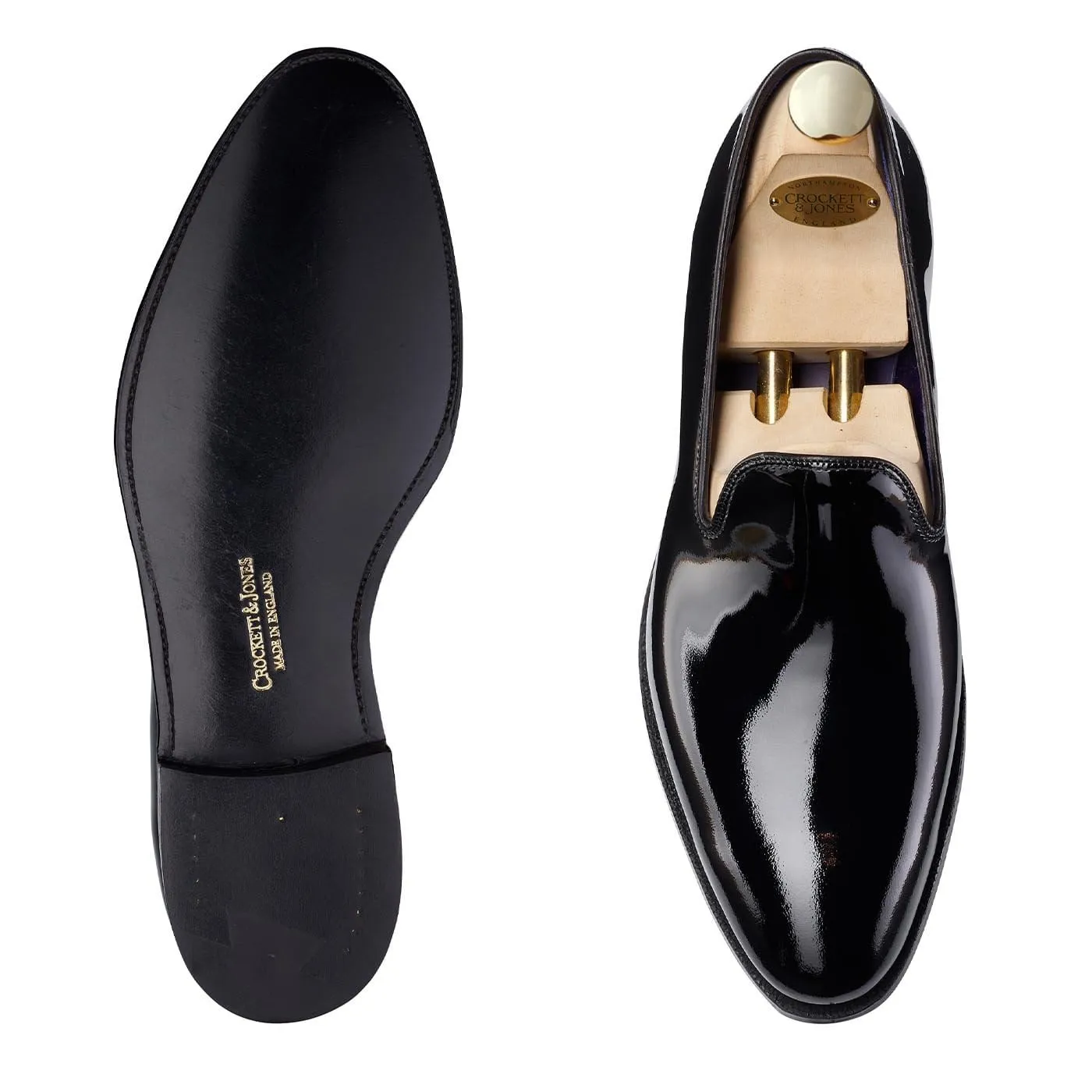 Crockett & Jones Kensington Black Patent