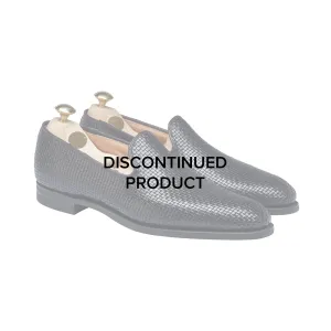 Crockett & Jones Kensington Black Woven Calf