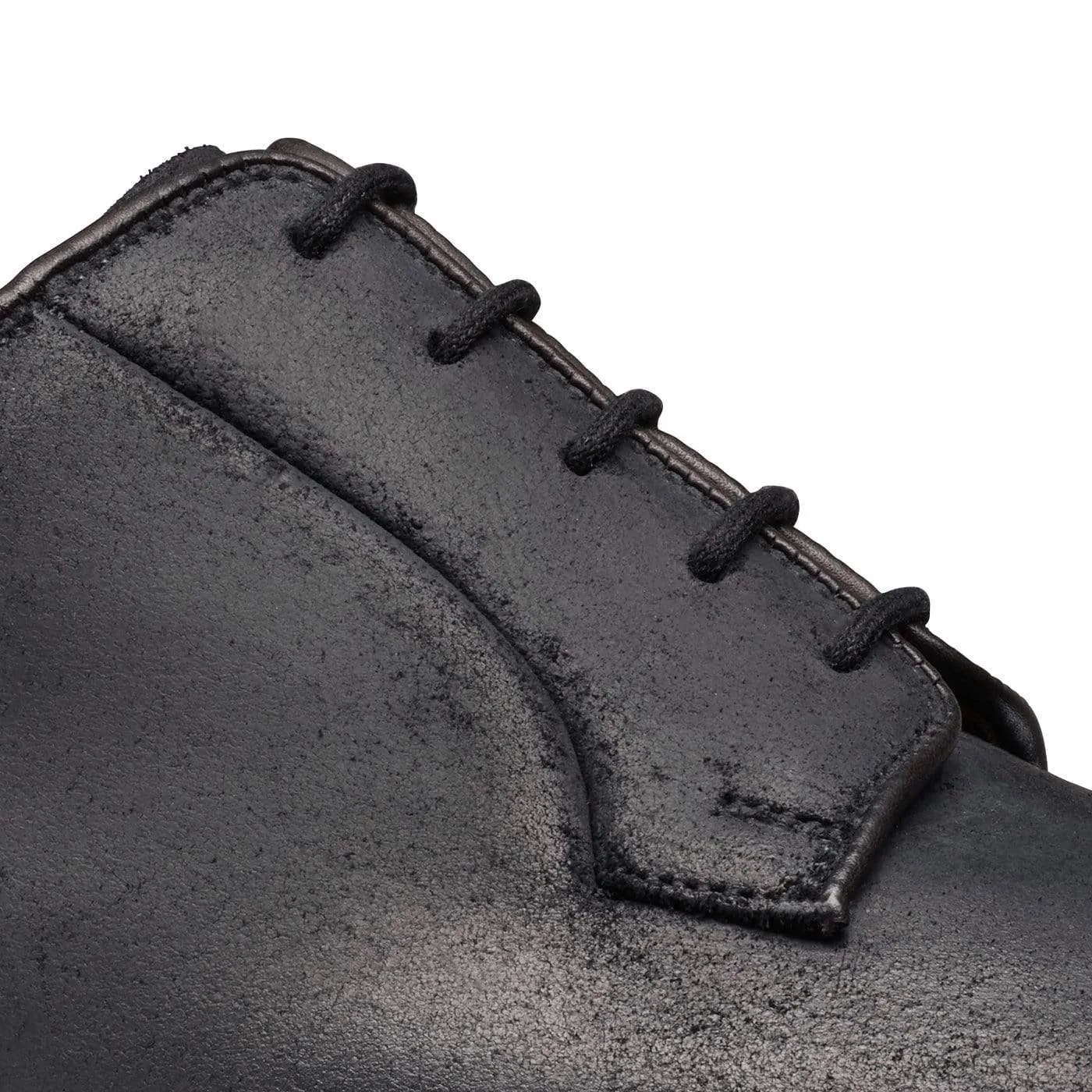 Crockett & Jones Lanark 3 Black Rough-Out Suede