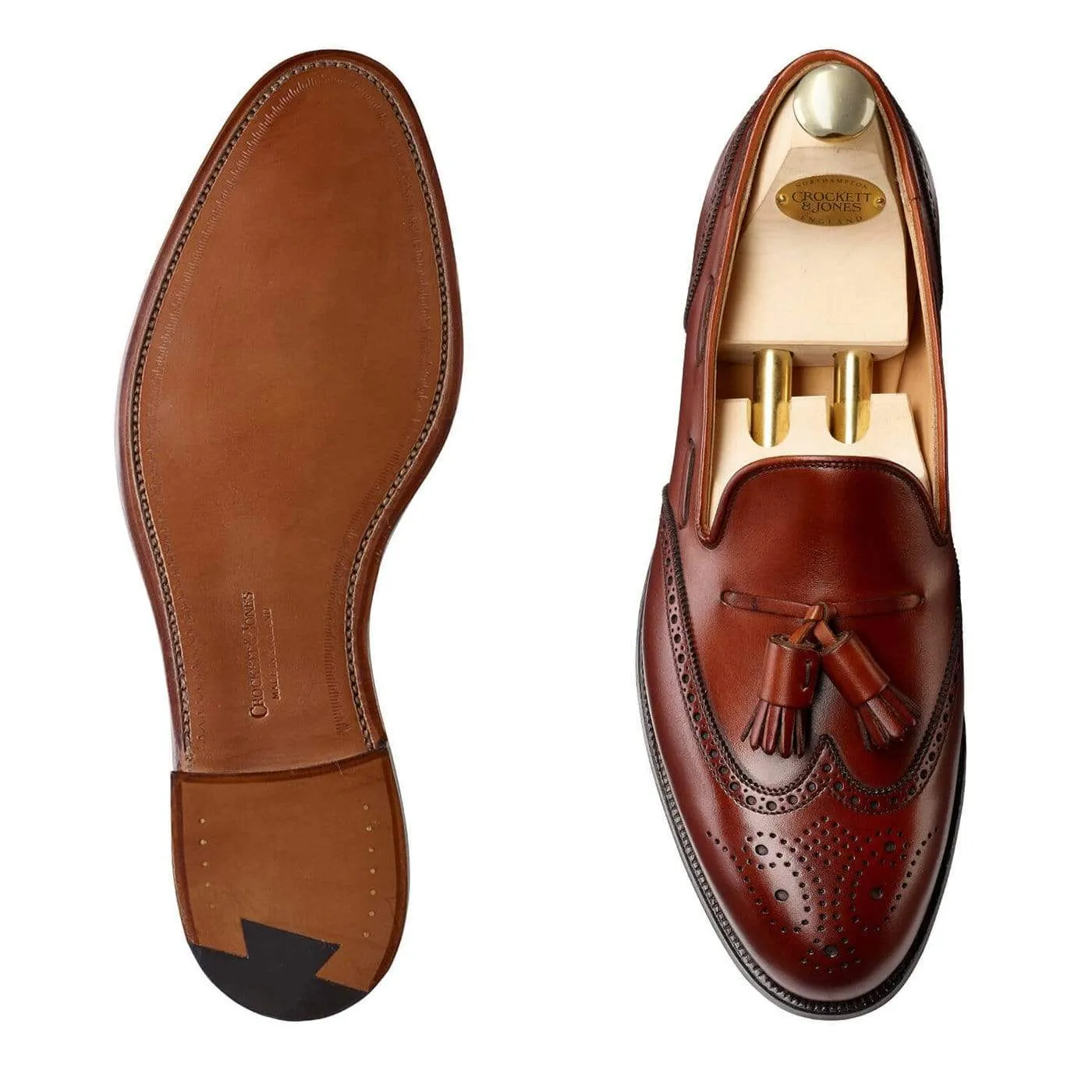 Crockett & Jones Lichfield Chestnut Burnished Calf