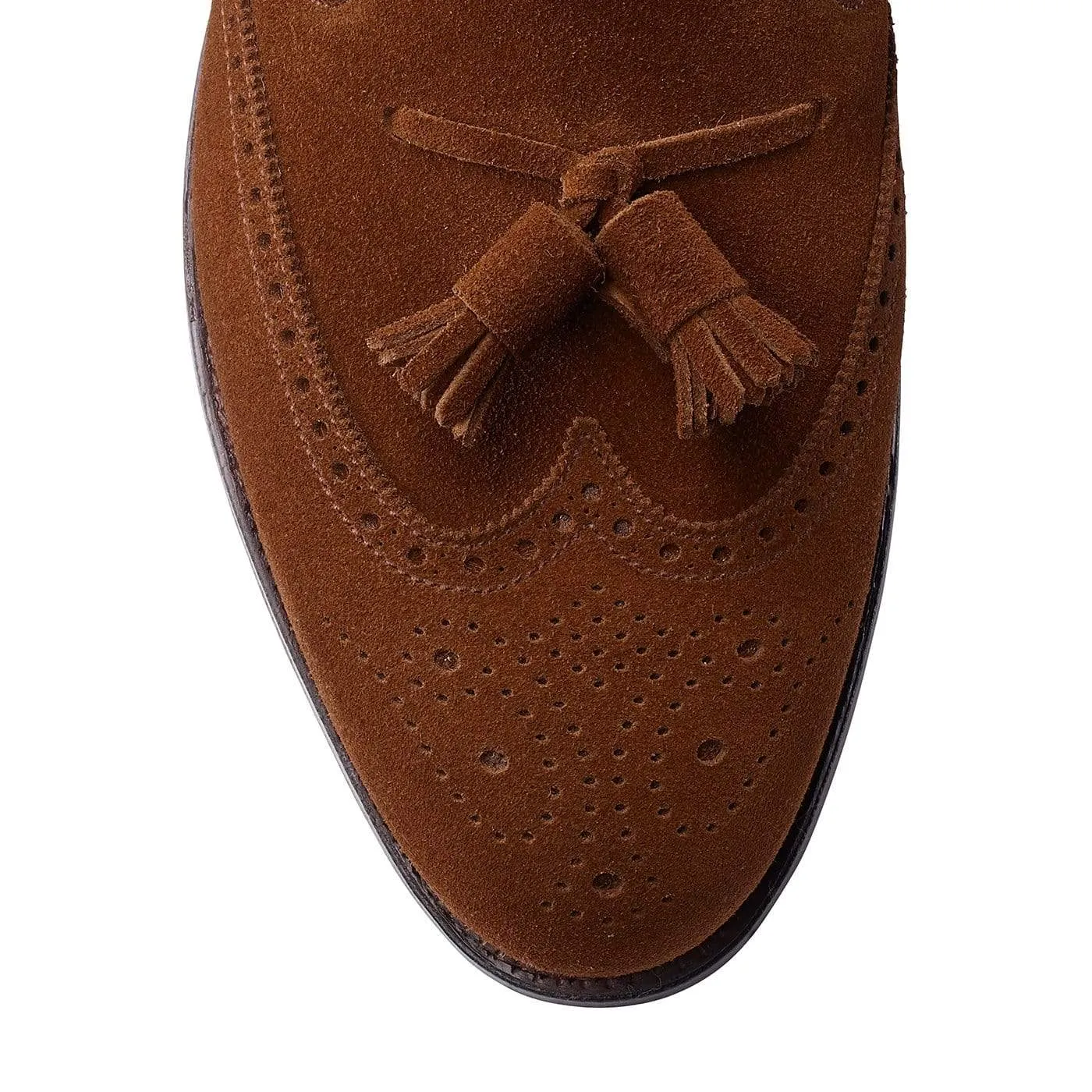 Crockett & Jones Lichfield Tobacco Calf Suede