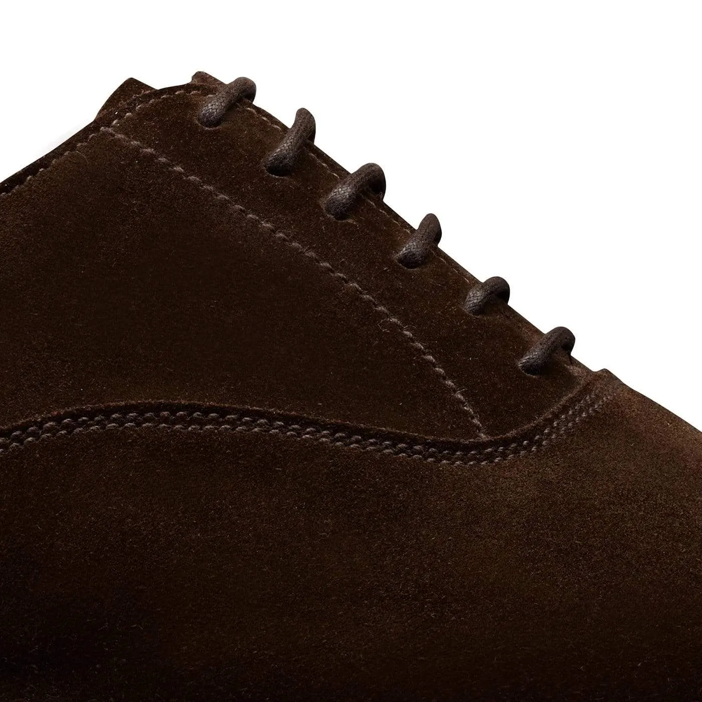Crockett & Jones Lonsdale Dark Brown Calf Suede