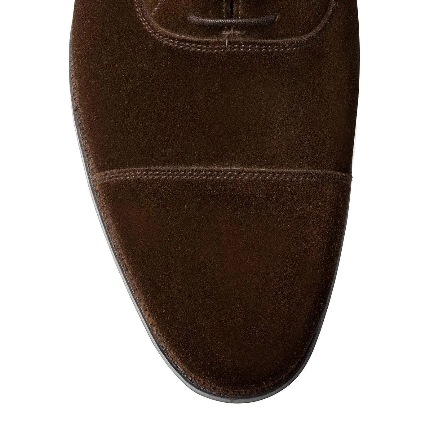Crockett & Jones Lonsdale Dark Brown Calf Suede