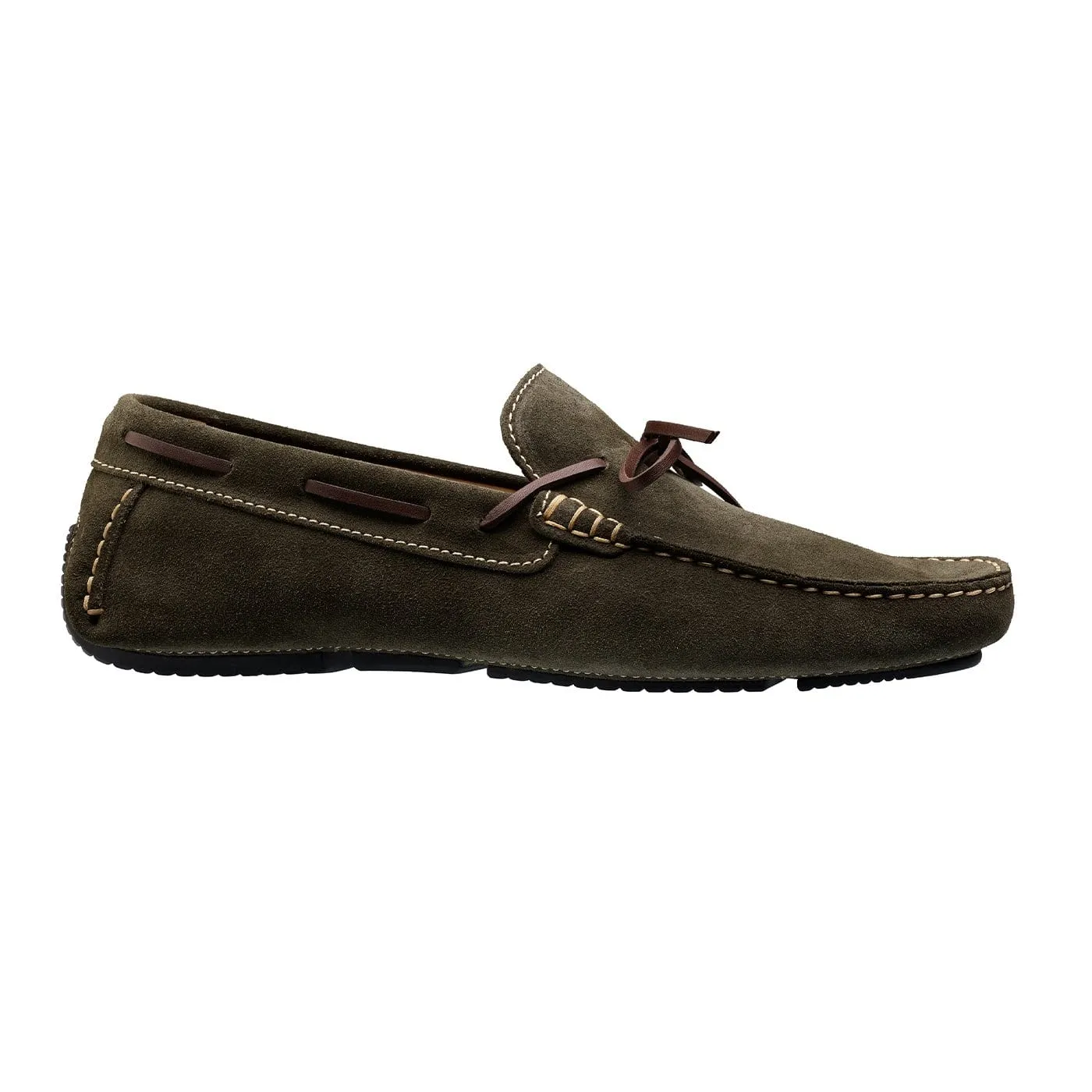 Crockett & Jones Napoli Earth Green Suede