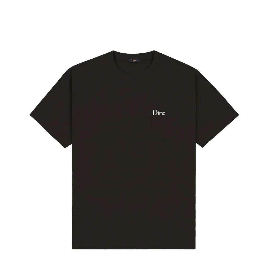 DIME - CLASSIC SMALL LOGO T-SHIRT VINTAGE BLACK