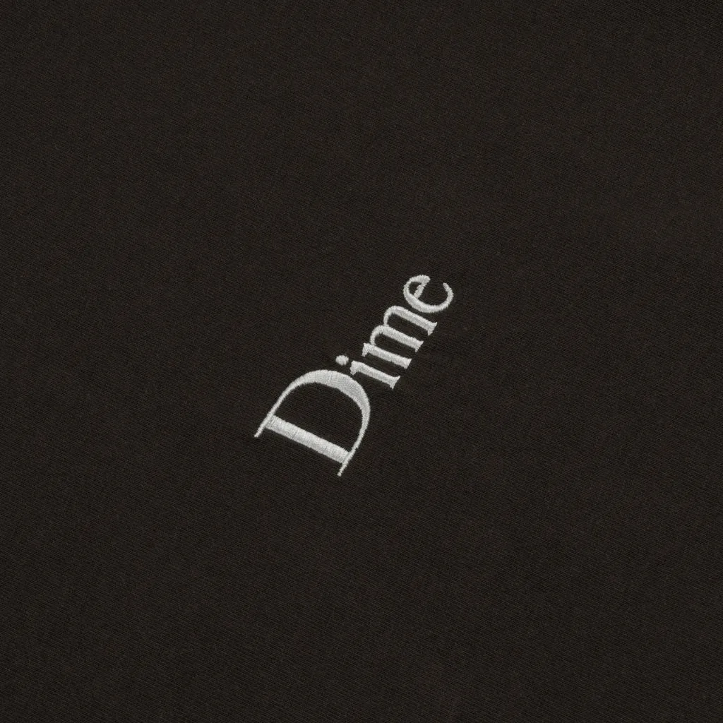 DIME - CLASSIC SMALL LOGO T-SHIRT VINTAGE BLACK