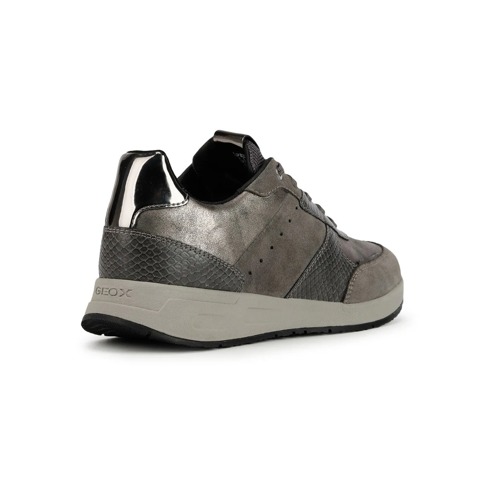 Geox D Bulmya A Womens Lace Up Casual Trainer