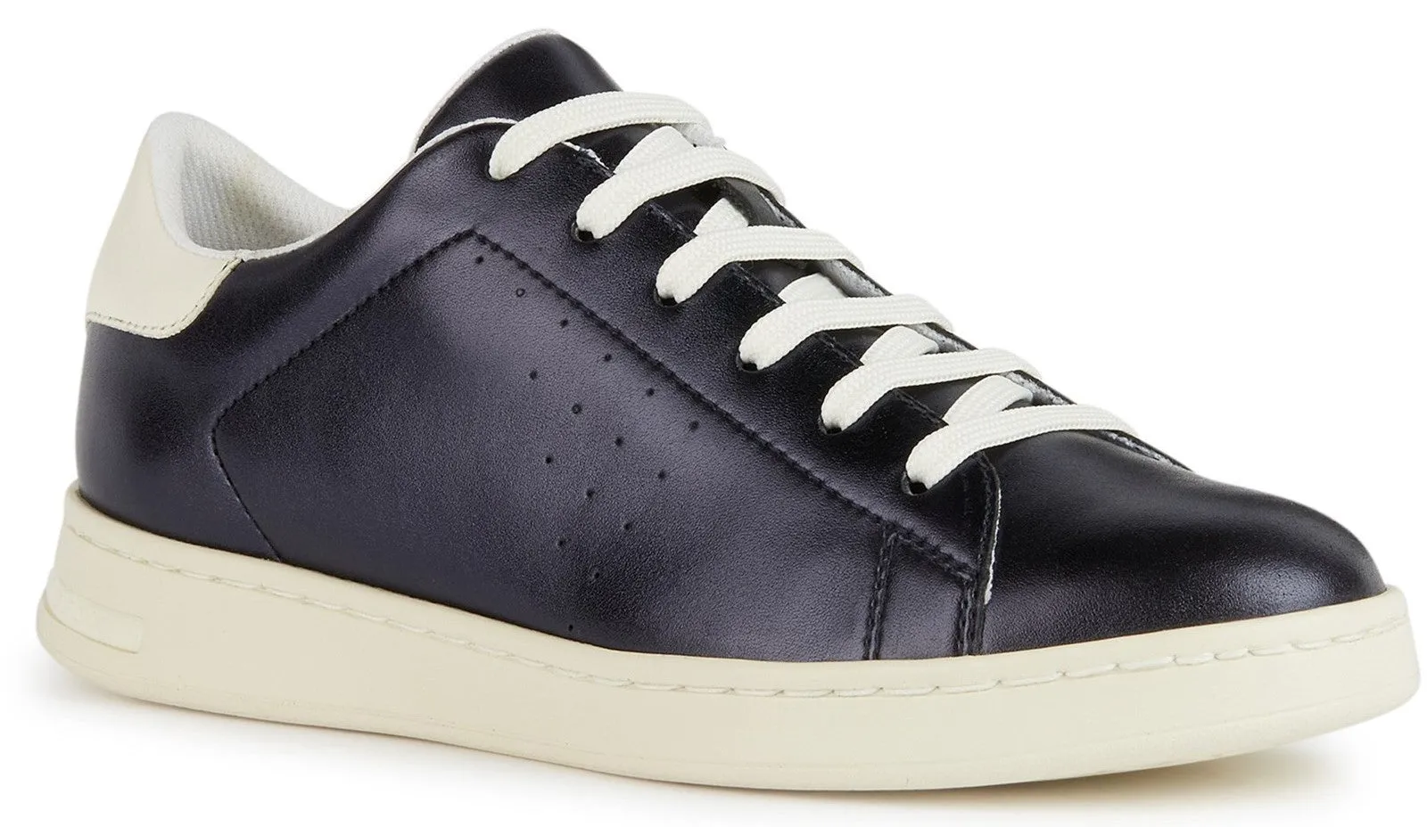 Geox D Jaysen B Womens Leather Lace Up Trainer