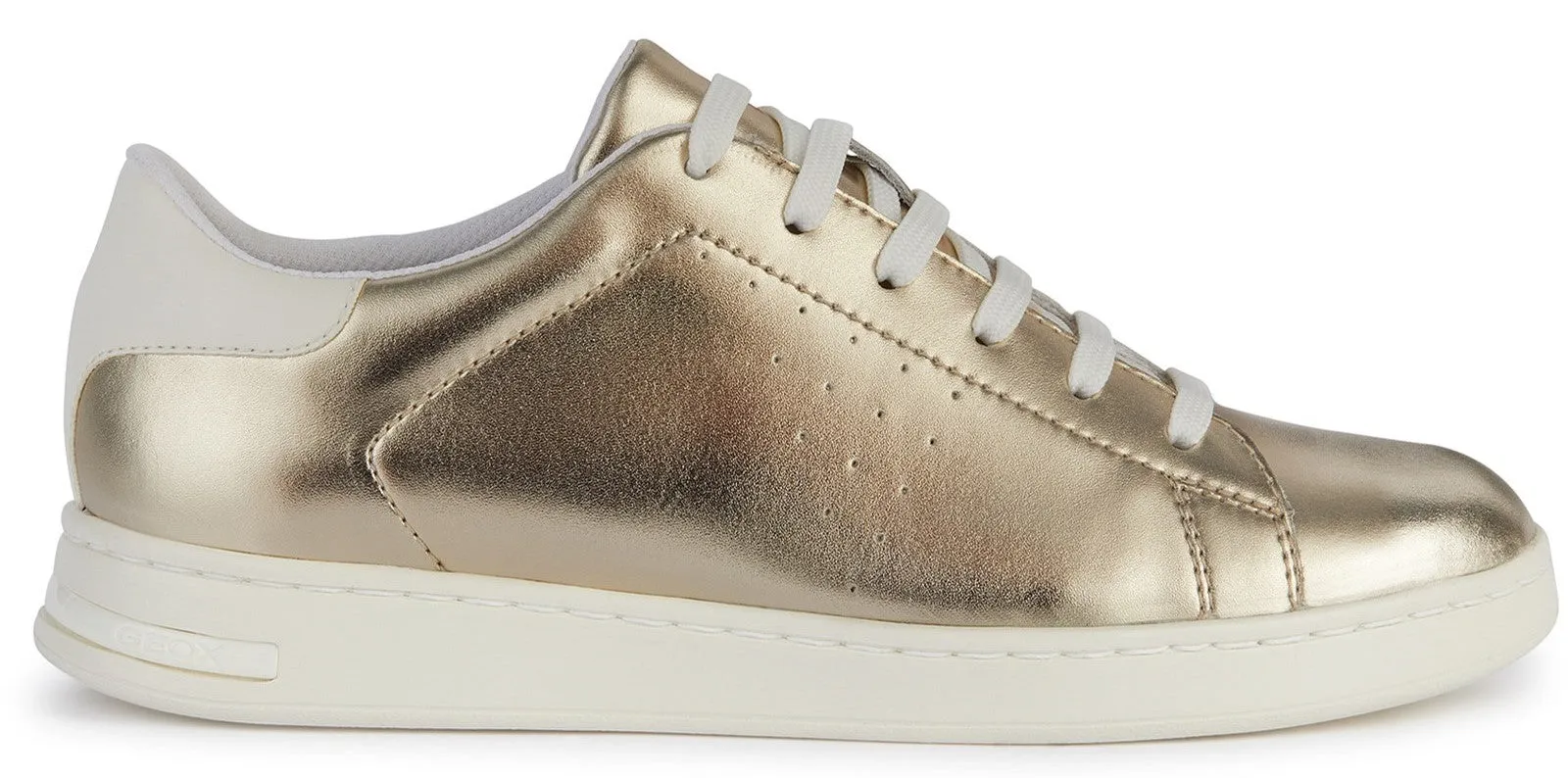 Geox D Jaysen B Womens Leather Lace Up Trainer