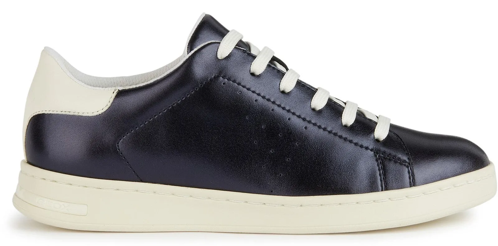 Geox D Jaysen B Womens Leather Lace Up Trainer
