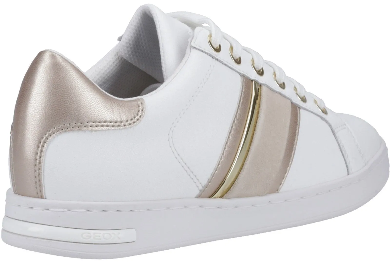 Geox D Jaysen E Womens Leather Lace Up Trainer