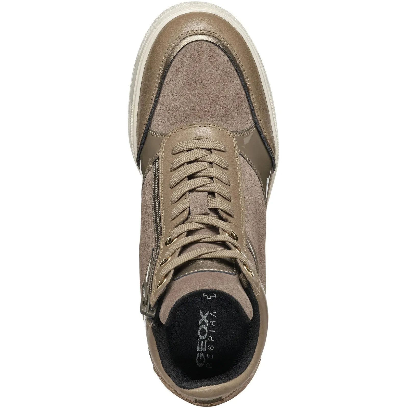 Geox D Maurica B Womens Wedge Heeled Sneaker Shoe
