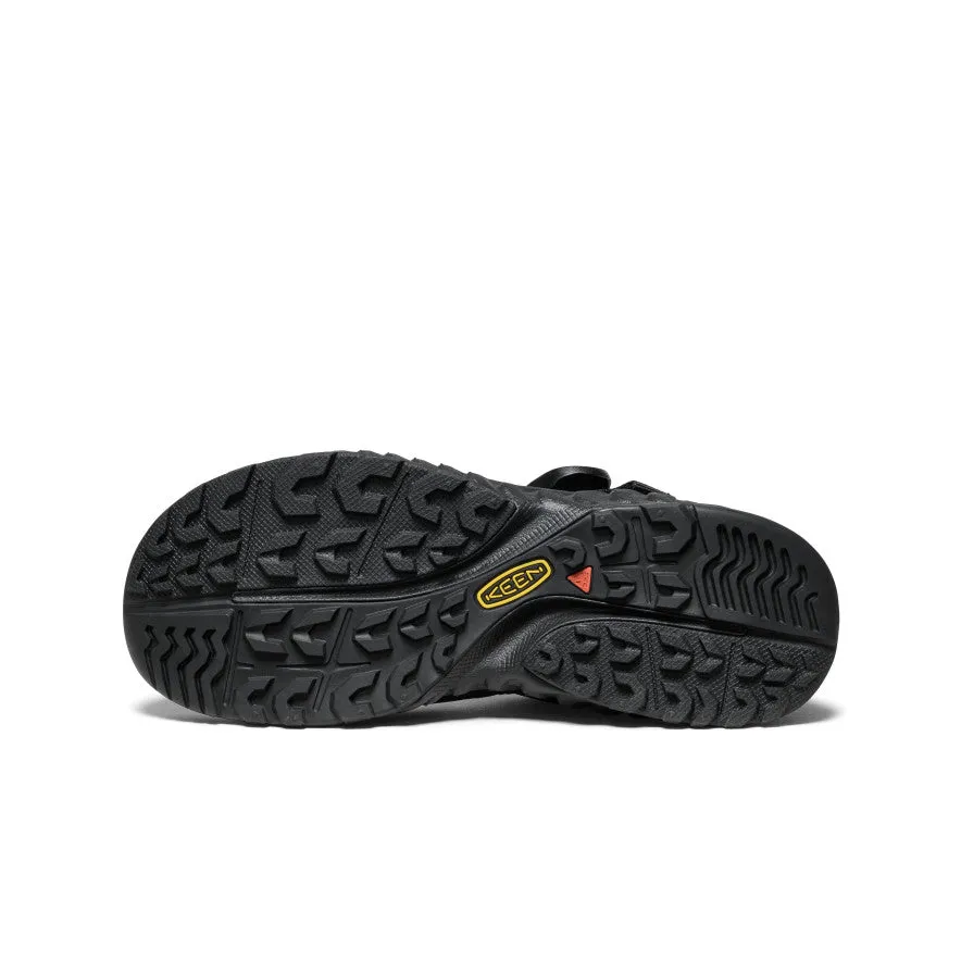Keen All Gender Hoodzerra Sandal  |  Black/Black