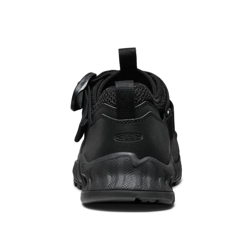 Keen All Gender Hoodzerra Sandal  |  Black/Black