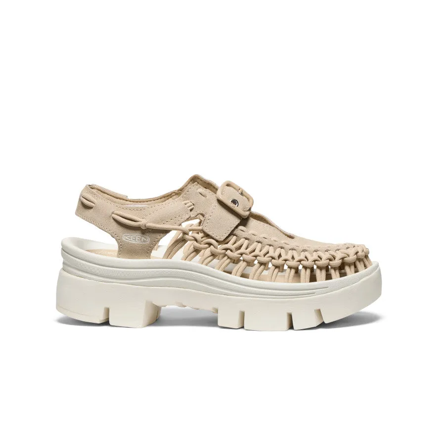 Keen All Gender UNEEK PLT Mary Jane Sneaker  |  Safari/Star White
