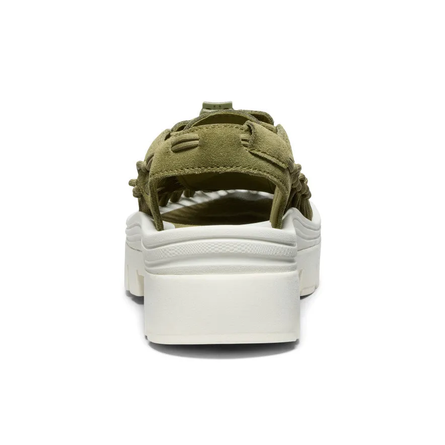 Keen All Gender UNEEK PLT Sneaker  |  Martini Olive/Star White