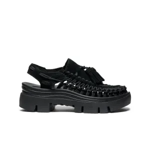 Keen All Gender UNEEK PLT Tassel Sneaker  |  Black/Black