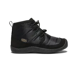 Keen Big Kids' Howser II Waterproof Chukka  |  Black/Black