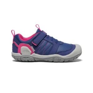 Keen Big Kids' Knotch Peak Sneaker  |  Blue Depths/Pink Peacock