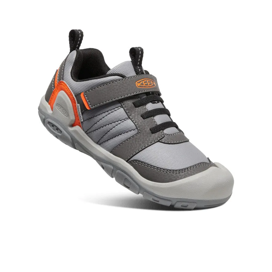 Keen Big Kids' Knotch Peak Sneaker  |  Magnet/Safety Orange