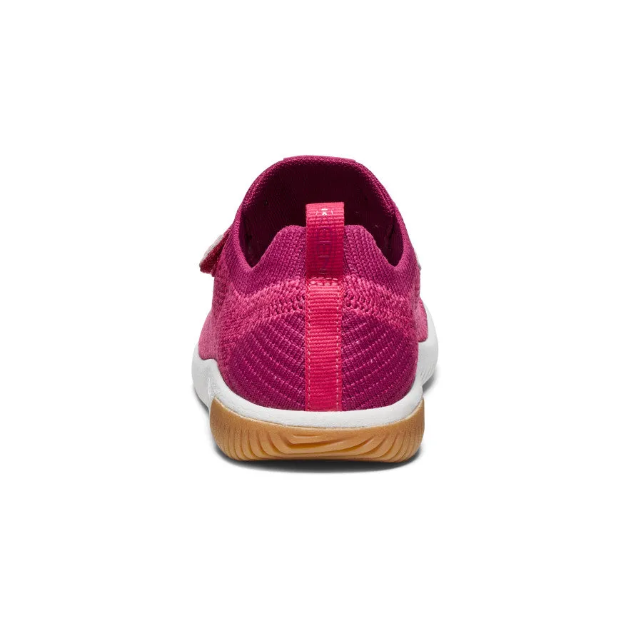 Keen Big Kids' KNX Knit Double Strap  |  Beaujolais/Raspberry