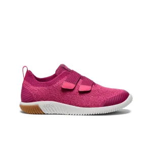 Keen Big Kids' KNX Knit Double Strap  |  Beaujolais/Raspberry