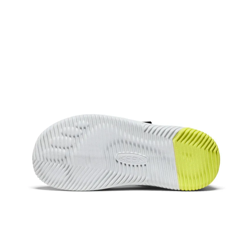 Keen Big Kids' KNX Knit Double Strap  |  Black/Evening Primrose
