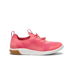 Keen Big Kids' KNX Knit Sneaker  |  Dubarry/Star White