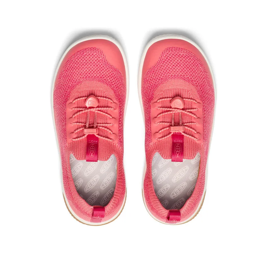 Keen Big Kids' KNX Knit Sneaker  |  Dubarry/Star White