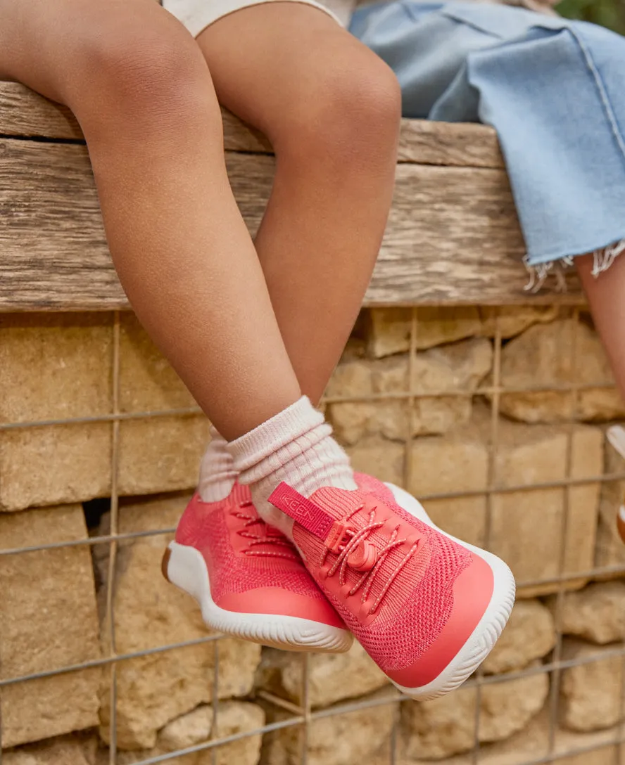 Keen Big Kids' KNX Knit Sneaker  |  Iguana/Evening Primrose