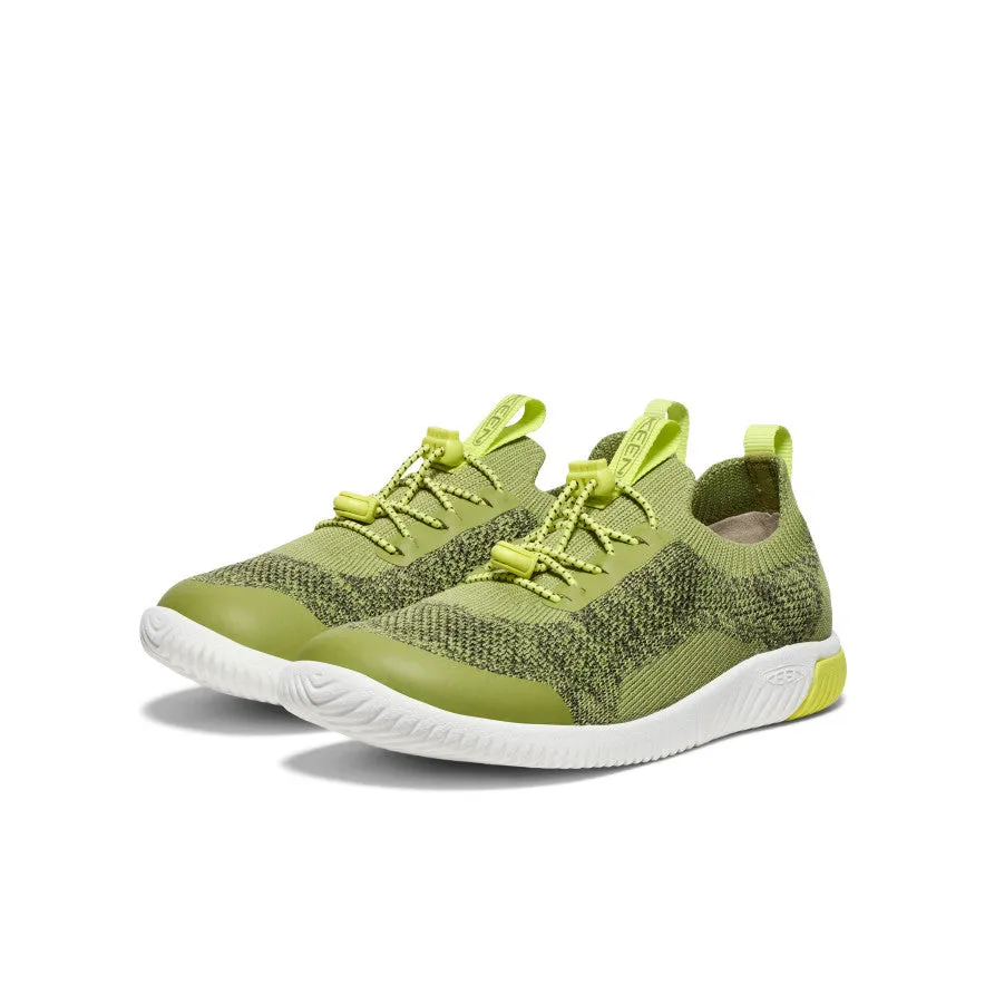 Keen Big Kids' KNX Knit Sneaker  |  Iguana/Evening Primrose