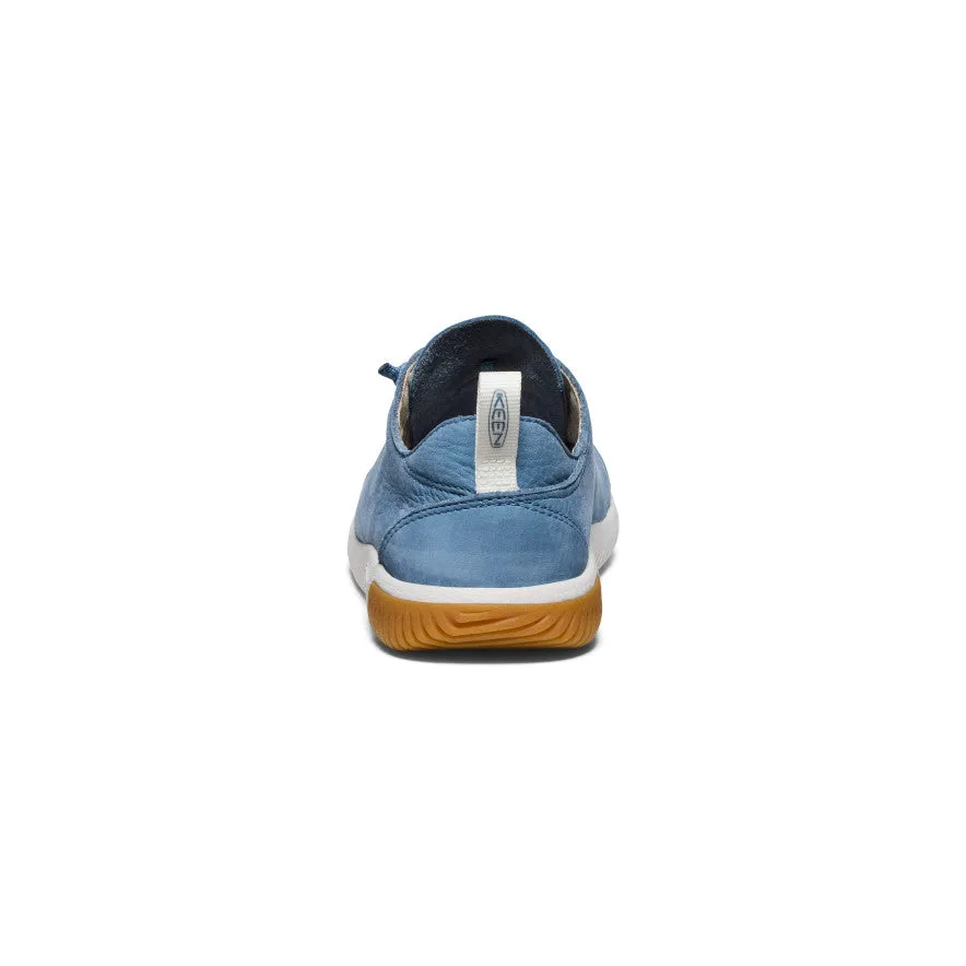 Keen Big Kids' KNX Leather Sneaker  |  Coronet Blue/Vapor