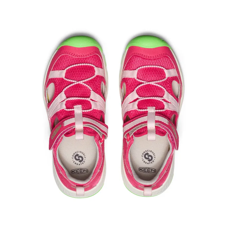 Keen Big Kids' Motozoa Sandal  |  Raspberry/Giggle Pink